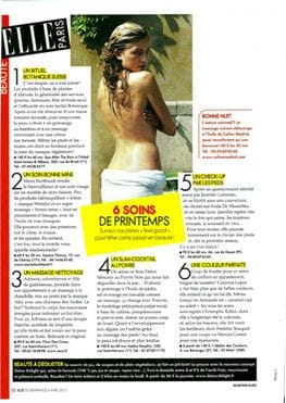 couverture elle magazine coline madral